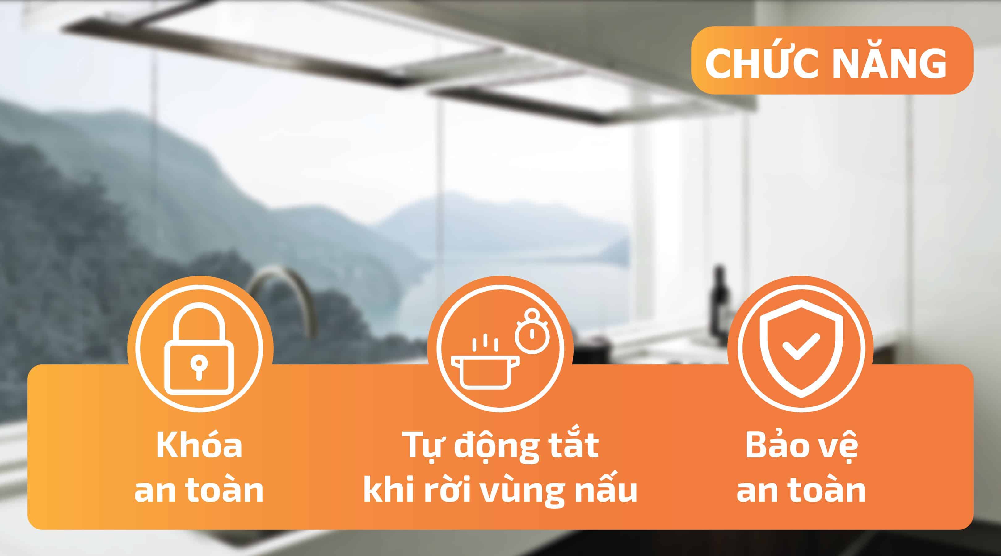 Chức năng của bếp từ Malloca MI 593BN